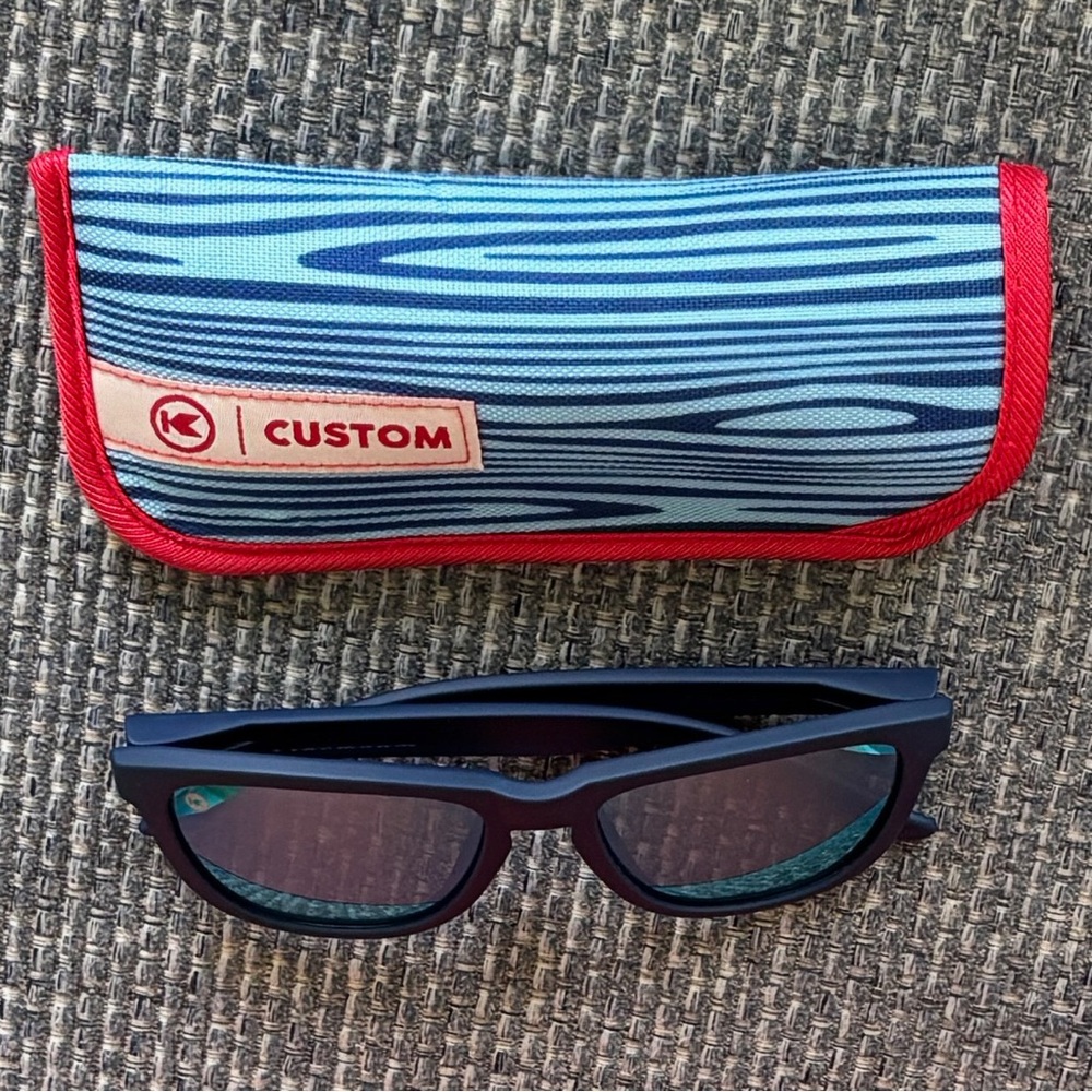 Premiums Navy Sunglasses UV Protection with Case | Classic Style Shades